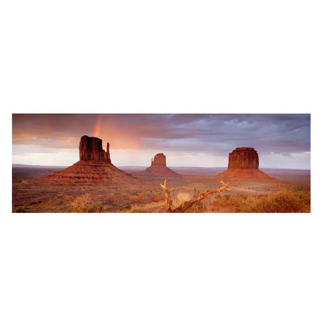 Mountain canvas art Monument Valley At Sunset