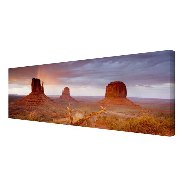 Prints modern Monument Valley At Sunset