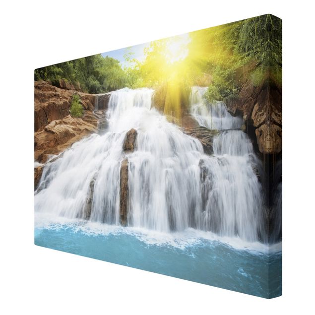 Landscape canvas wall art Morning In Paradise