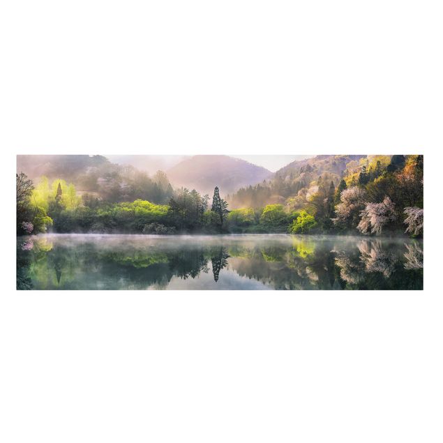 Mountain canvas wall art Morning Tranquility