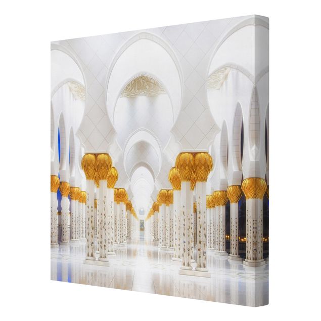 Canvas prints Mosque In Gold