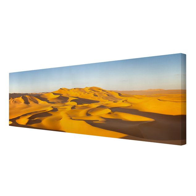 Canvas landscape Murzuq Desert In Libya