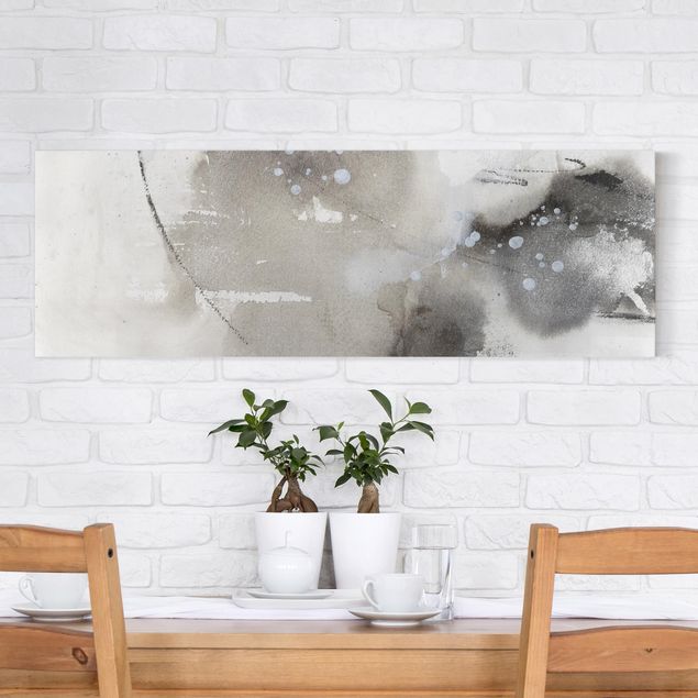 Abstract canvas wall art Mystical Objects I