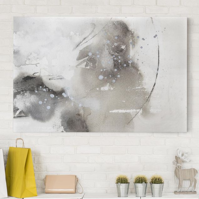 Abstract canvas wall art Mystical Objects I