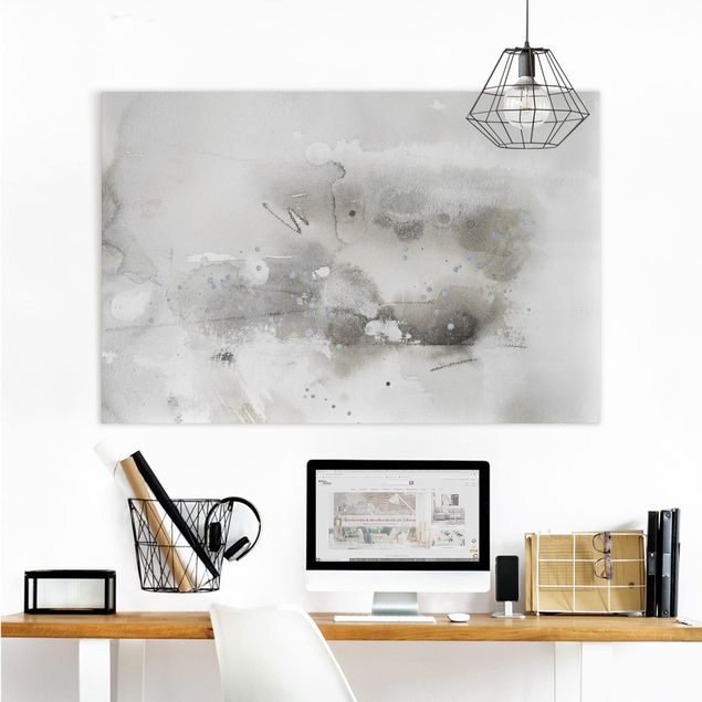 Abstract canvas wall art Mystical Objects III