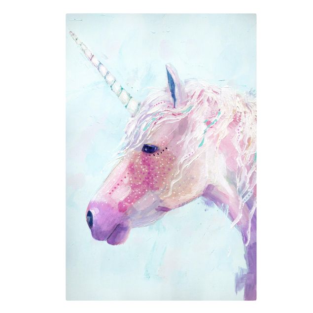 Pink wall art Mystic Unicorn II