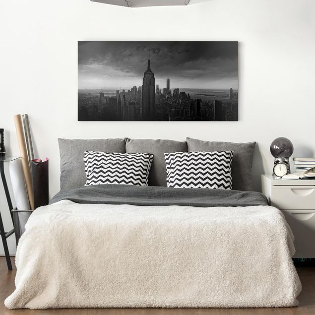 New York skyline canvas New York Rockefeller View