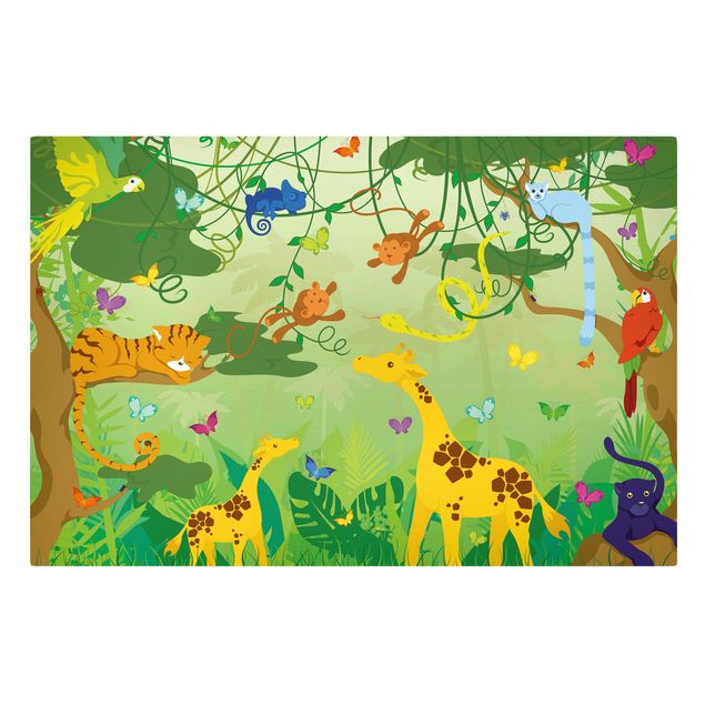 Prints animals No.IS87 Jungle Game