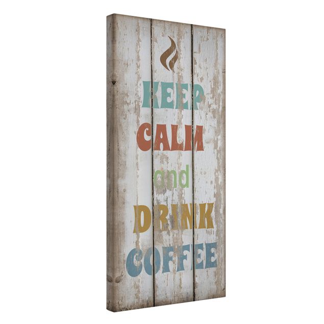 Inspirational quotes on canvas No.RS184 Drink Coffee