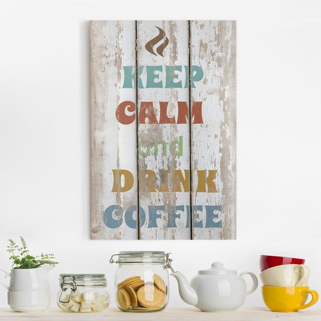 Canvas wall art No.RS184 Drink Coffee