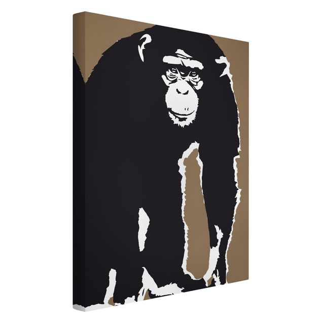 Monkey canvas art Chimpanzee