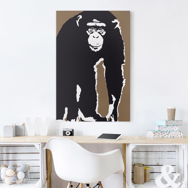 Canvas prints animals Chimpanzee