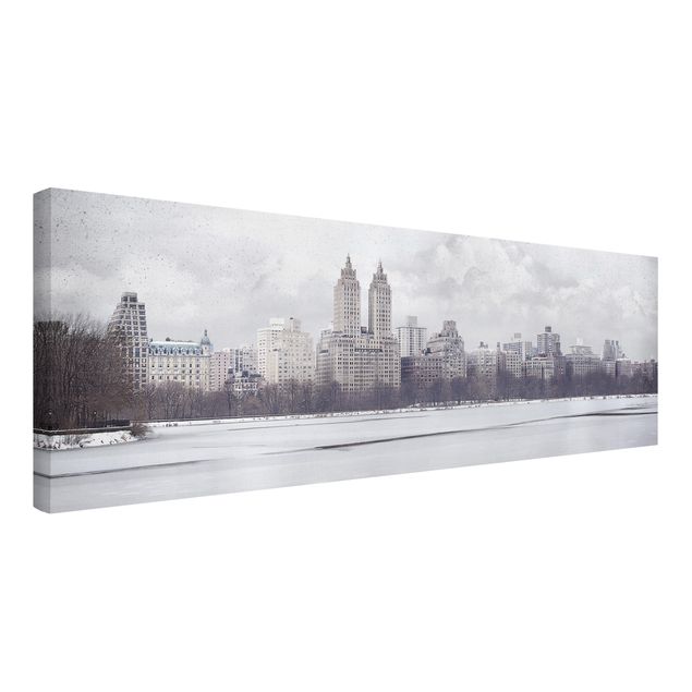 Modern art prints No.YK2 New York In The Snow
