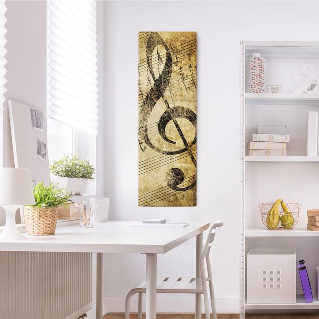 Framed quotes Music Note