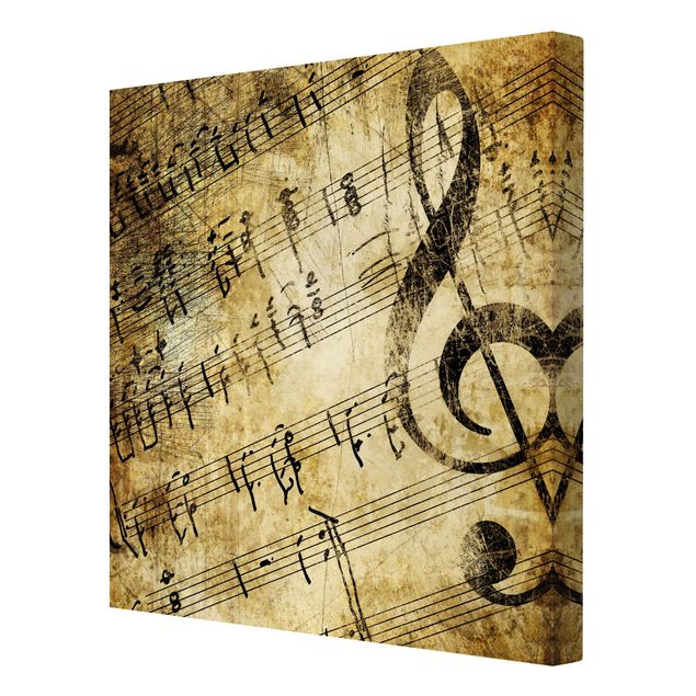 Canvas wall art Music Note