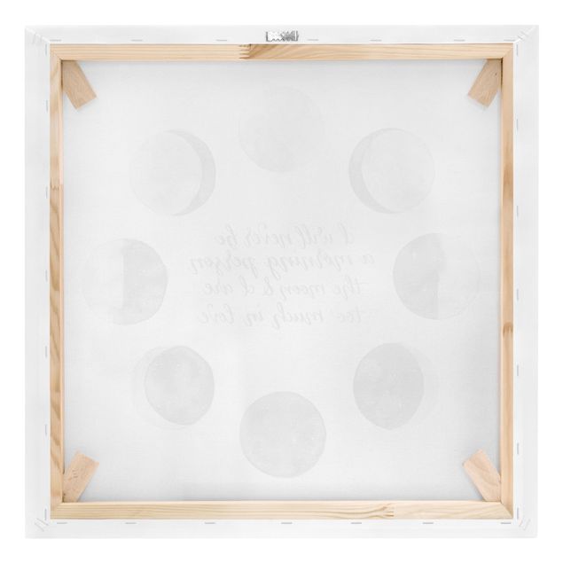 Canvas prints Ode To The Moon - Love