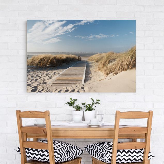 Landscape canvas prints Baltic Sea Beach