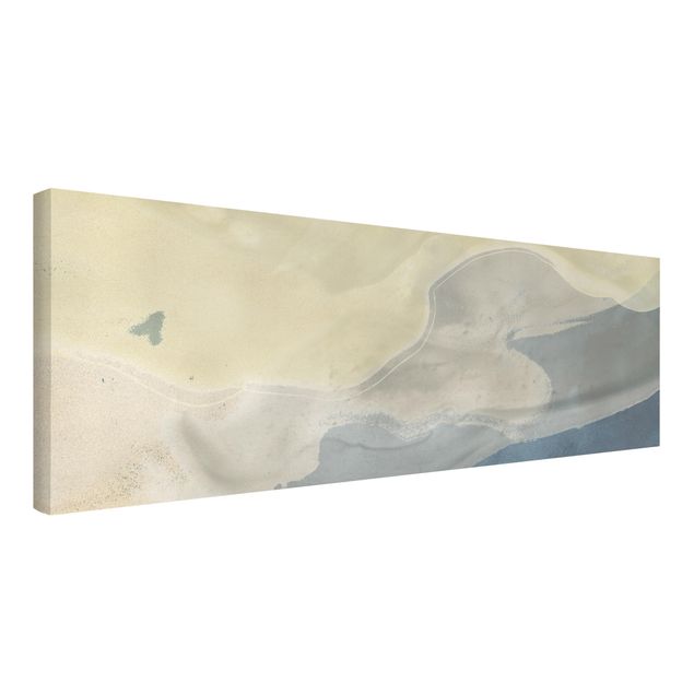 Abstract canvas art Ocean And Desert I