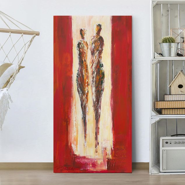 Art prints Couple In Red