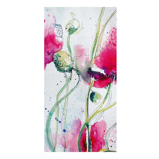 Floral prints Painted Poppies