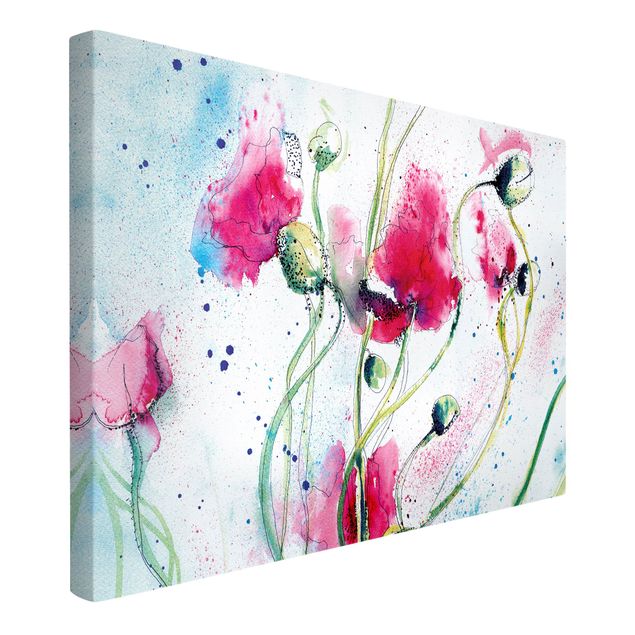 Prints floral Painted Poppies