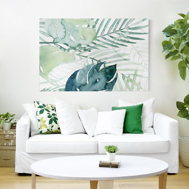 Prints flower Palm Fronds In Watercolour I