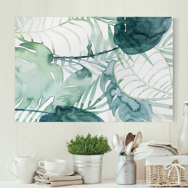 Kitchen Palm Fronds In Water Color II