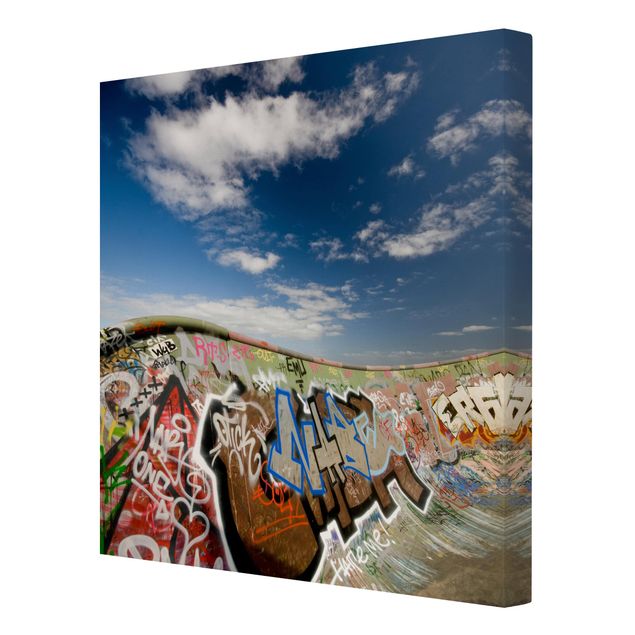 Print on canvas - Paradise For Skaters