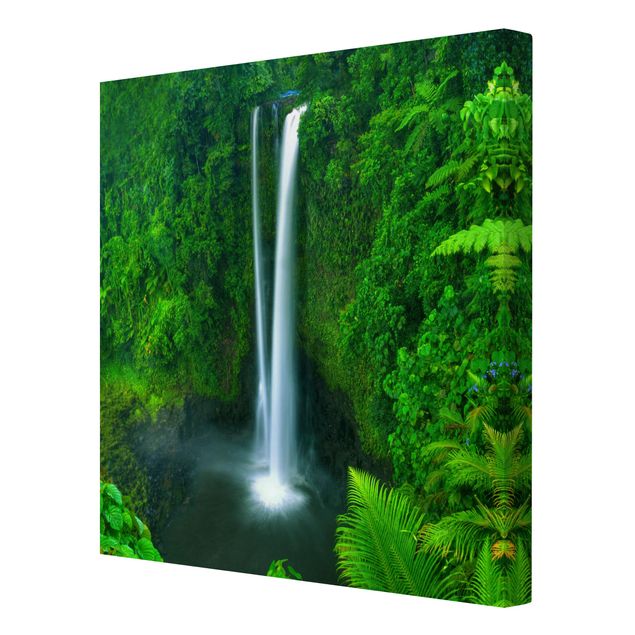 Canvas prints landscape Heavenly Waterfall