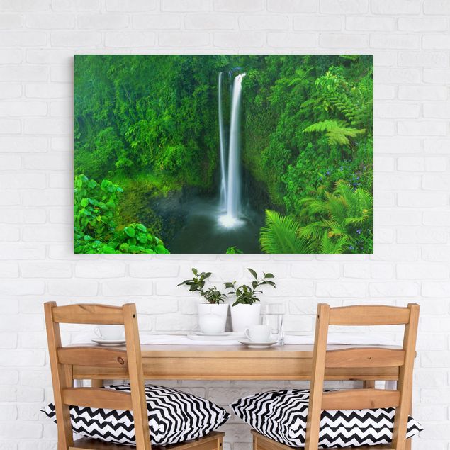 Landscape wall art Heavenly Waterfall