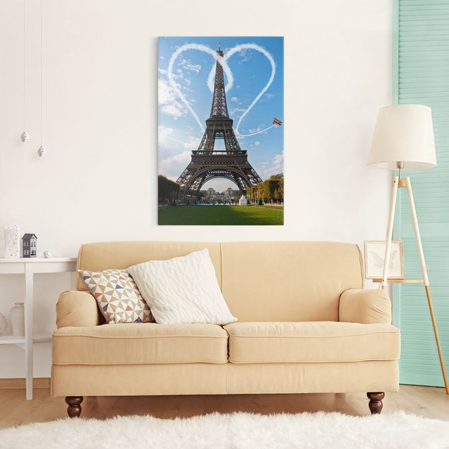 Paris canvas Paris - City Of Love