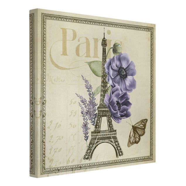 Prints quotes Paris Collage Eiffel Tower