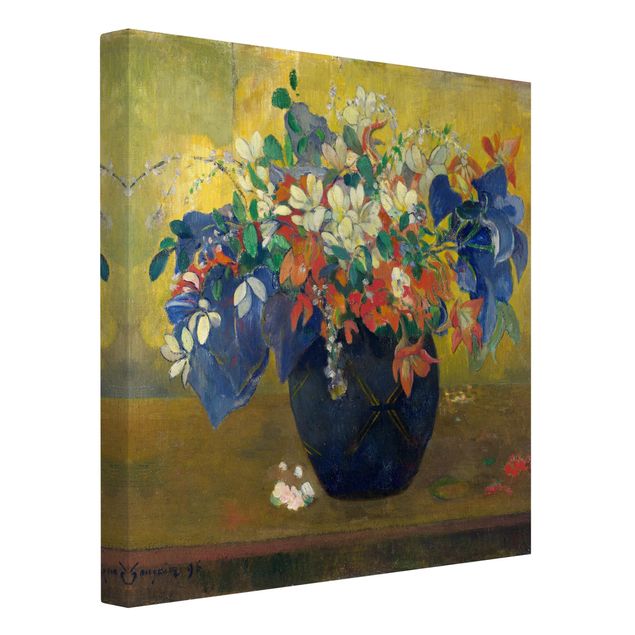 Art prints Paul Gauguin - Flowers in a Vase