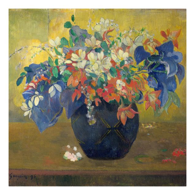 Canvas art Paul Gauguin - Flowers in a Vase