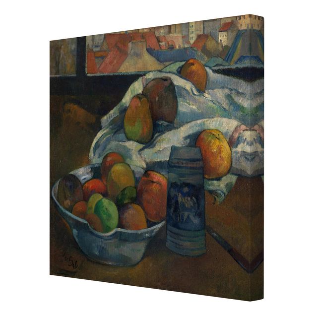 Contemporary art prints Paul Gauguin - Fruit Bowl and Pitcher in front of a Window