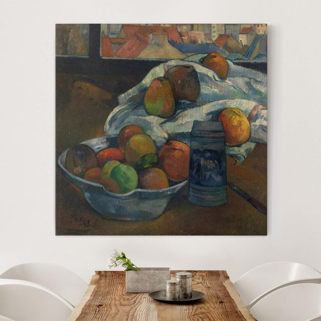 Kitchen Paul Gauguin - Fruit Bowl and Pitcher in front of a Window