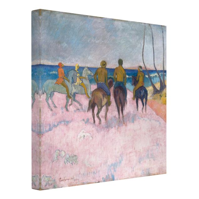 Horse canvas art Paul Gauguin - Riders On The Beach