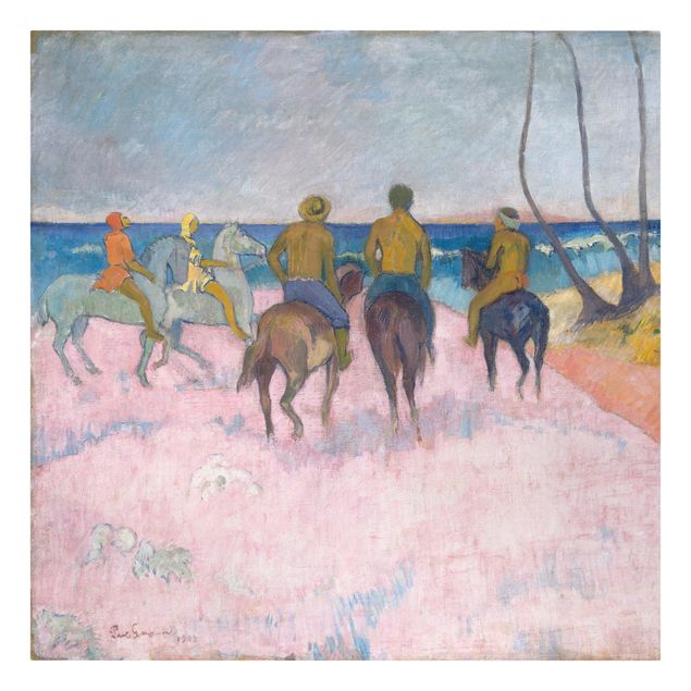 Art posters Paul Gauguin - Riders On The Beach