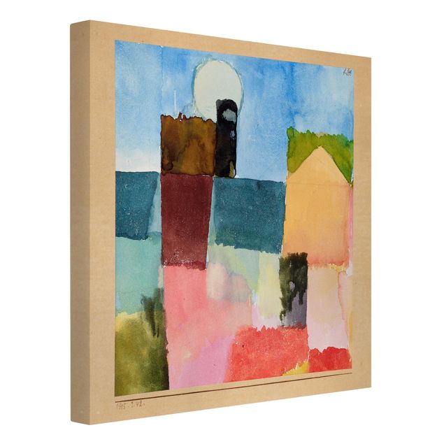 Canvas art Paul Klee - Moonrise (St. Germain)