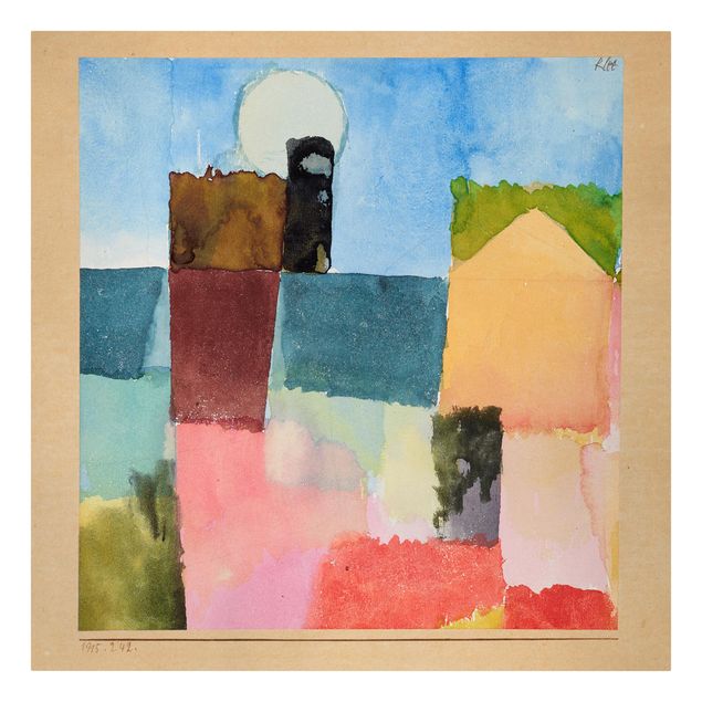 Prints abstract Paul Klee - Moonrise (St. Germain)