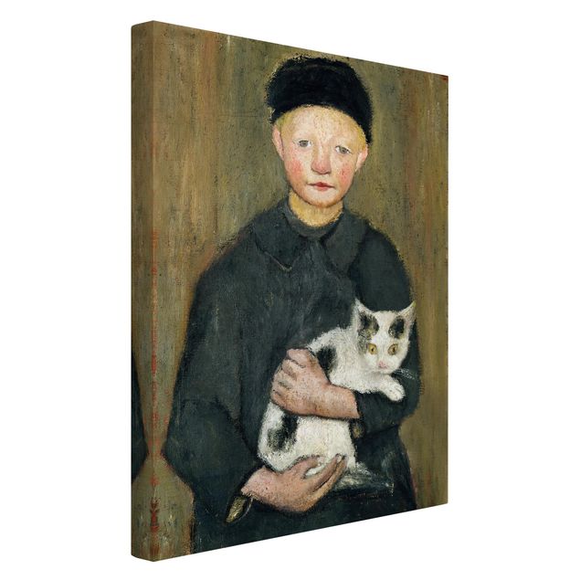 Cat prints Paula Modersohn-Becker - Boy with Cat