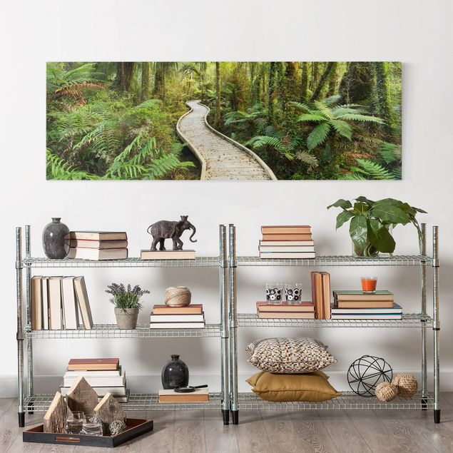 Landscape canvas prints Path In The Jungle