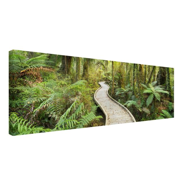 3D wall art Path In The Jungle