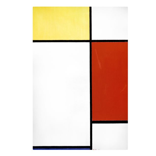 Canvas art prints Piet Mondrian - Composition I