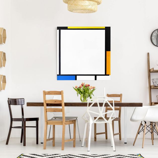 Paintings of impressionism Piet Mondrian - Composition II