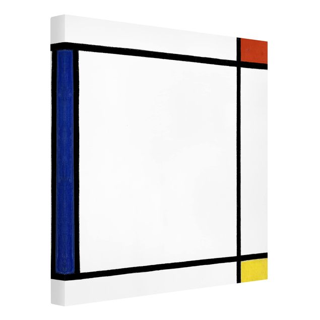 Art posters Piet Mondrian - Composition III with Red, Yellow and Blue