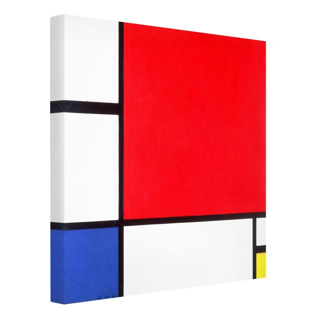 Art prints Piet Mondrian - Composition With Red Blue Yellow