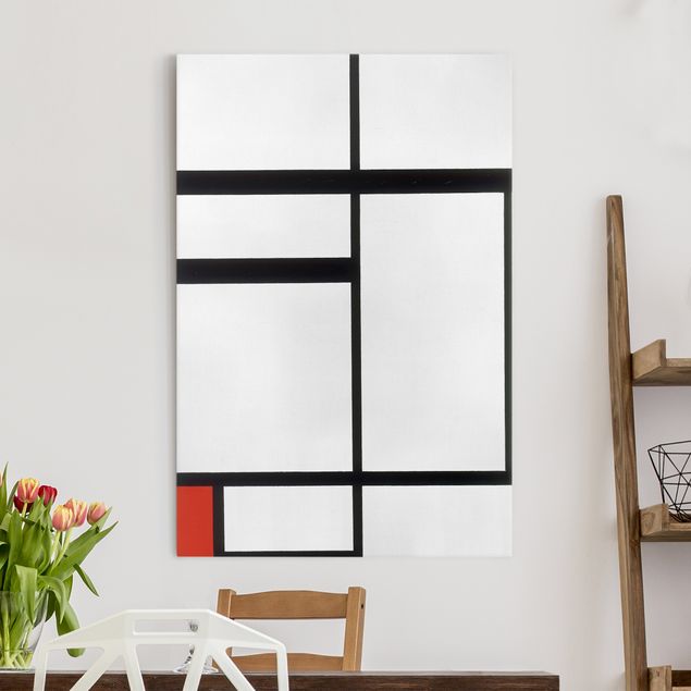 Kitchen Piet Mondrian - Composition with Red, Black and White