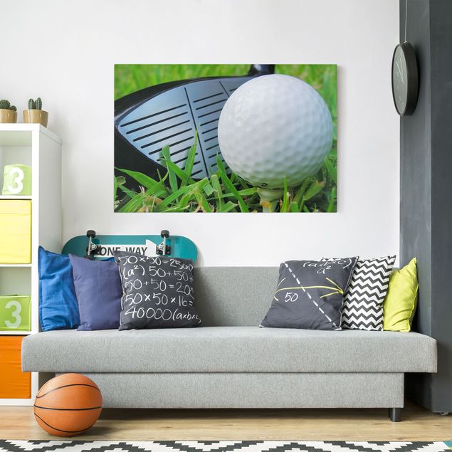 Golf prints Playing Golf