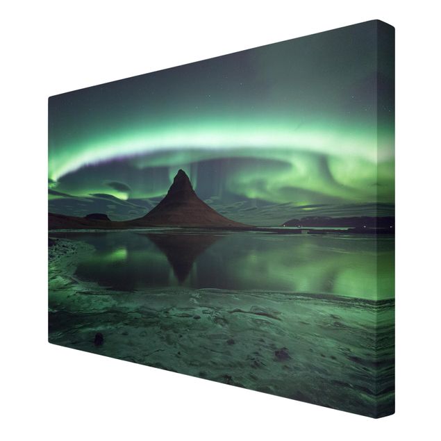 Canvas landscape Northern Lights In Iceland